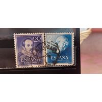 РАСПРОДАЖА ИСПАНИЯ 1950г. Полные серии. Гаш.
