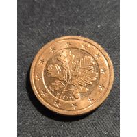 Германия 2 евроцента 2011 F