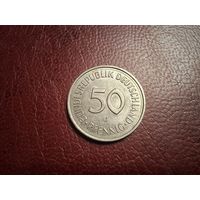 Германия 50 пфеннигов 1989 "J" - Гамбург