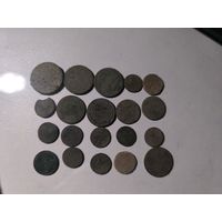 Сборный лот монеты 20 шт