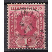 153.BrKCI. Великобритания. Колонии. Подветренные острова. Стандарт. Георг V. 1915 г. 1P. Mi.#48b.