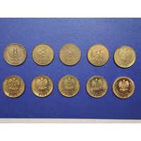 Польша остатки погодовки 1 грош. Цена за ОДНУ монету любого года