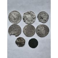 Набор монет средневековья.