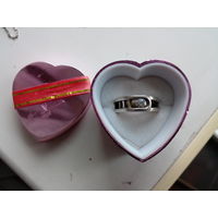 Серебряное кольцо, 925 пр. 18 р., тяжелое