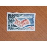 1963 Франция флора чистая клей лёгкая наклейка  (1-3)