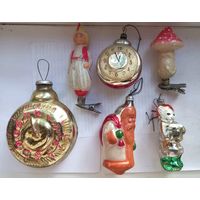 Елочные игрушки СССР.НЕЧАСТЫЕ.