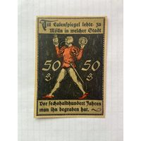 50 пфенигов (нотгельды) Германия г.Мёльн -1402
