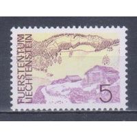 [2431] Лихтенштейн 1973. Ландшафт. MNH