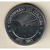 Никарагуа 5 кордоба 2012 100 лет Кордобе
