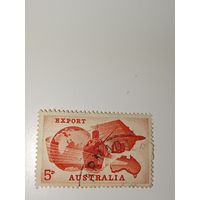 Австралия год 1963. Австралийская марка экспорта
