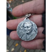Медальон папы римского Бенедикт XVI серебро 925