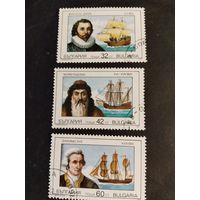 Болгария 1990  3 м парусники