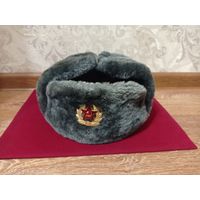 Шапка ушанка военная размер 56