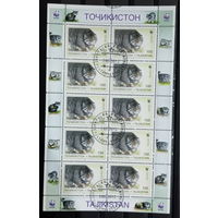 Таджикистан 1996  Фауна. Дикие кошки. Манул
