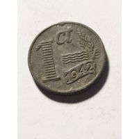 Нидерланды 1 цент 1942