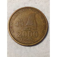 2000 донгов Вьетнам 2003 год