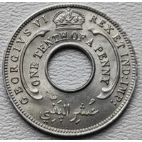 Британская Западная Африка 1/10 пенни 1947