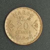 Марокко 20 франков 1952 г.