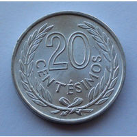 Уругвай 20 сентесимос, 1965