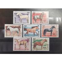 Камбоджа. 1986 год. Фауна. Лошади (103)