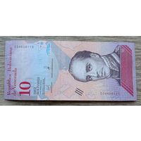 Werty71 Венесуэла 10 боливаров 2018 UNC банкнота лягушка