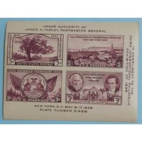 1936 Третья международная филателистическая выставка   США