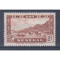 [2239] Французские колонии. Сенегал 1935. Мост.2с. МН