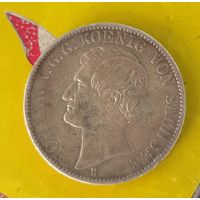 Талер 1865 рудный Саксония. Нечастый!