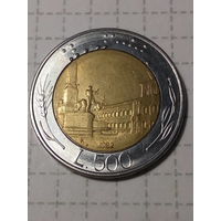 500 лир Италия 1982 год