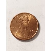 США 1 цент 2000 D