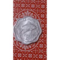 Сейшельские острова 5 центов 1977 ФАО рыба