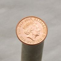 Великобритания 1 пенс 2015