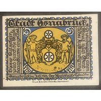 Нотгельд 5 пфеннигов 1921 год. Оснабрюк. Веймарская республика