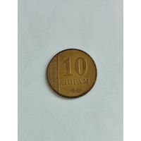10 дирам Таджикистан.