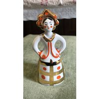 Статуэтка Матрешка- невеста . Дулёво