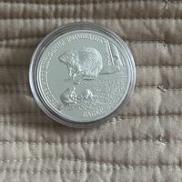 Березенский биосферный заповедник. Бобр. Бабёр. 20 рублей 2002 г