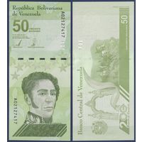 Венесуэла, 50 боливаров 2021 г, P-W118 (A, генерал Симон Боливар), UNC