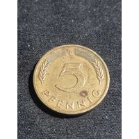 ФРГ 5 пфеннигов 1978 F