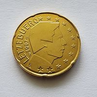 Люксембург 20 евроцентов, 2007 из официального набора BU