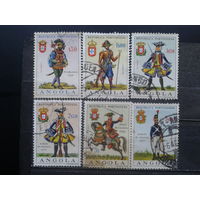 Ангола, колония Португалии, 1966. Военная форма периода 1539-1873 г.г.