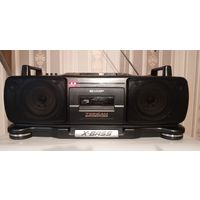 Двухкаcceтный магнитофон Sharp WQ-T359Z с паспортом.