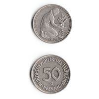 50 пфеннигов Германия 1975 года(G)
