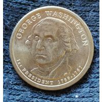 США 1 доллар 2007 год "Джордж Вашингтон" "Р", KM# 401