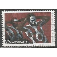 Австралия. Искусство аборигенов. 1971г. Mi#473.