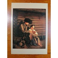 Открытка Солдат и мальчик. Беларусь. Белпочта 2012 г.