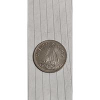 Багамы 25 цент 1998