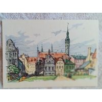 1959. Соанс. Таллин. Вид на ул. Кулласепа