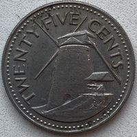 Барбадос 25 центов 1973 г.