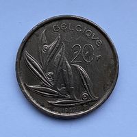 20 франков 1982 Бельгия