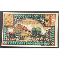 Нотгельд 50 пфеннигов 1921 год. Биттерфельд,. Веймарская республика